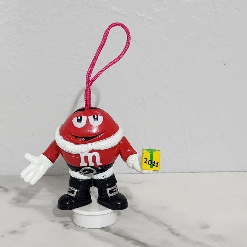 3/$25 2011 Red M&M Christmas Ornament